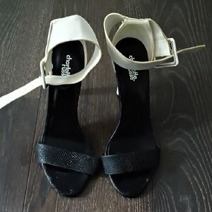 Charlotte Russe Black and White Heels